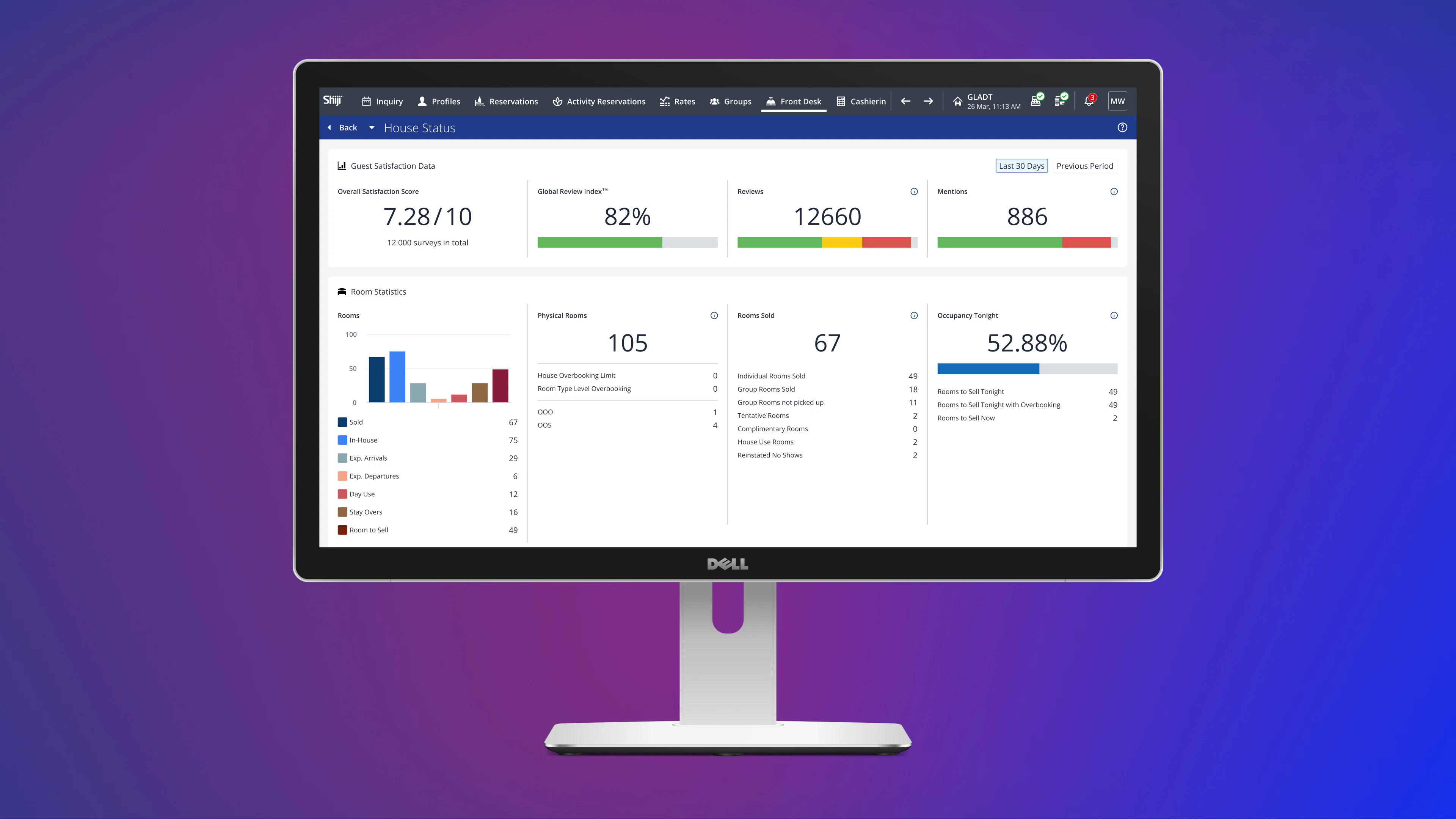 screenshot of Daylight PMS
